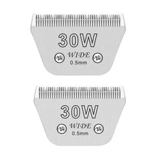 Audoc 30W wide blade front view demonstrates precise pet grooming potential.