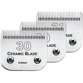 Audoc 3Pack 30 Blade Pack - durable replacement blades for smooth pet grooming.