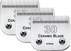 Audoc 3-piece blades dog grooming pack ready for precise trimming