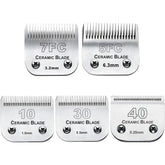 Audoc dog grooming blades ceramic focus for cooler, smoother trims