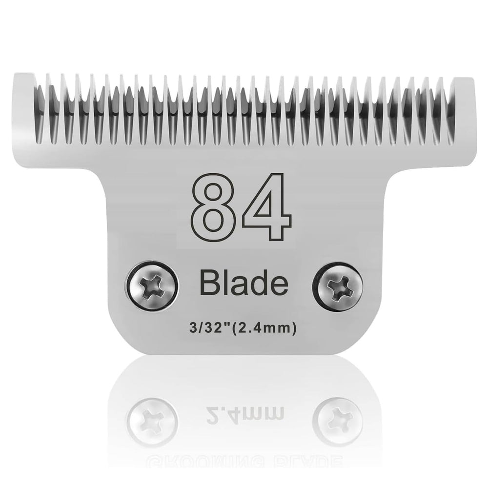 Audoc T84 blade pack front view showing bundled replacement blades for quick grooming