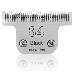 Audoc T84 blade pack front view showing bundled replacement blades for quick grooming