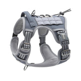 AUROTH Tactical Dog Harness back clip for easy control during walks and training