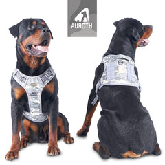 AUROTH tactical dog harness back clip supports casual walks and jogging.