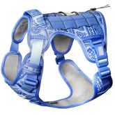 AUROTH Tactical Dog Harness front view with adjustable fit for comfortable walks.