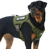 AUROTH Tactical Dog Harness side view shows durable build for large dogs and secure fit.