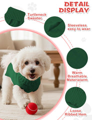 AURUZA dog sweater thick fluffy material emphasizes cozy comfort and skin friendly fabric