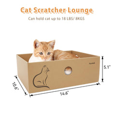 AUSCAT double-sided scratcher shows extended scratching surfaces for durability