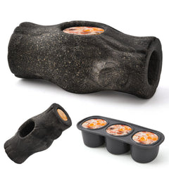 AUSCAT stump-front view displays the indestructible dog toy for aggressive chewers.