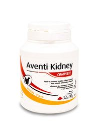 Aventix Kidney Complete bottle supports pets' kidney care routines.