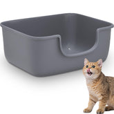 AVIUIA large cat litter box with open-top design improves airflow and odor visibility.