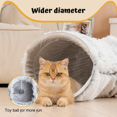 Avont cat tunnel bed diameter 30cm highlights sturdy structure for kittens and small pets