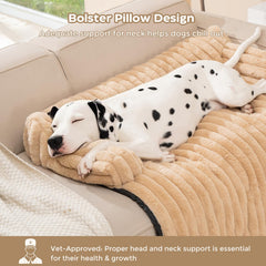 Avont dog bed mat with removable cover for easy cleaning.