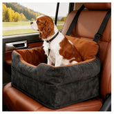 Avont Dog Car Booster Seat with Elevated View provides better road visibility and calmer rides.