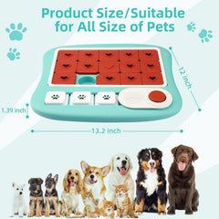 AVOAR dog toy with non-slip base prevents spills during use.