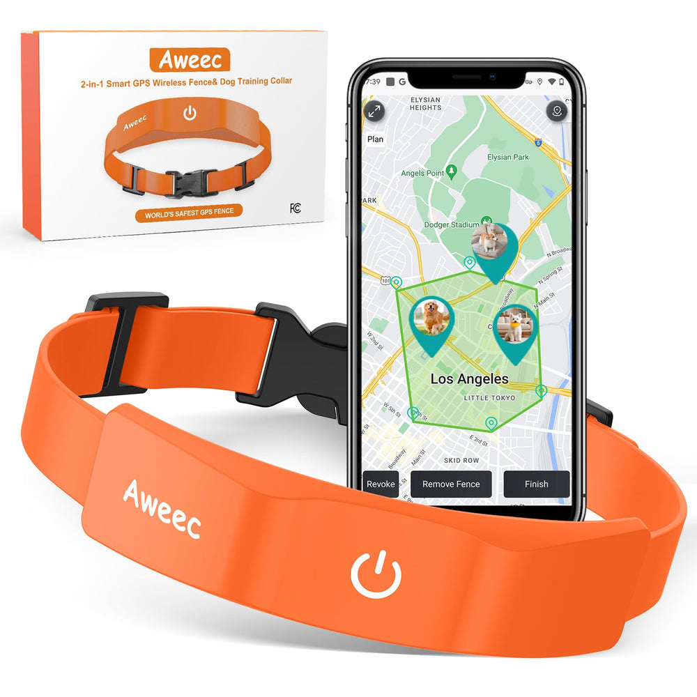 Aweec GPS wireless dog fence main unit for outdoor boundary control