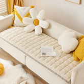 Awjcsv beige dog couch cover—side view protects sofa.