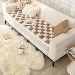 Awjcsv dog couch cover soft-flannel protects furniture while keeping pets comfy
