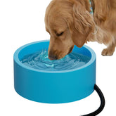AWLYLNLL outdoor heated water bowl keeps pets hydrated in winter.