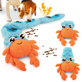 AWOOF Hermit Crab Shape Toy front view encouraging interactive play and sniff-based foraging skills.