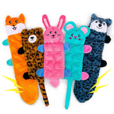 AWOOF no-stuffing dog toy pack 5-pack offers mess-free play and variety.