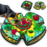 AWOOF snuffle mat for dogs foraging scene boosts natural sniffing