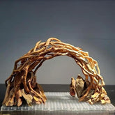 AWXZOM driftwood centerpiece front view adds natural texture to your aquascape.
