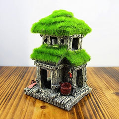 AWXZOM Fish House plants 4-inch random style shows color and vertical interest for the tank.