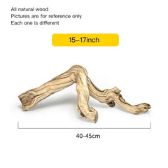 AWXZOM large reptile branch in terrarium demonstrates sturdy design for safe exploration