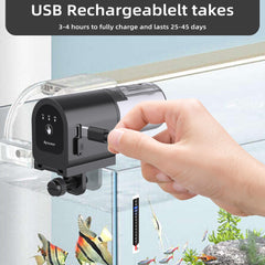 Aysoner alimentador con apertura ajustable para dosificar la comida