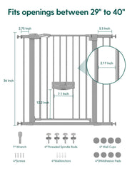 BABELIO cat door slider demonstrates adjustable pass-through for small pets