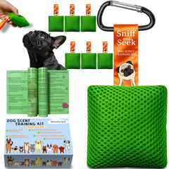 BabieDtOyG dog scent training kit cover highlights green packaging for engaging scent play