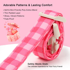 Babole Pet soft breathable poly-cotton collar with padding for all-day wear