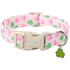 Babole Pet st patricks day dog collar xl pink for festive walks