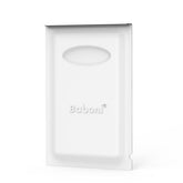 Baboni metal closing panel for large pet door – front view showing secure entry control.