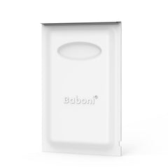 Baboni metal closing panel for large pet door – front view showing secure entry control.