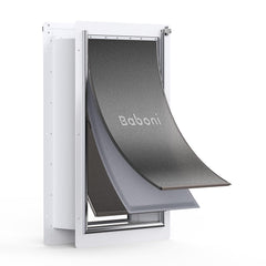 Baboni 3-flap wall pet door with weatherproof design