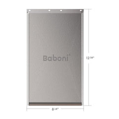Baboni replacement flap close-up, magnetic closure detail for secure weather protection.