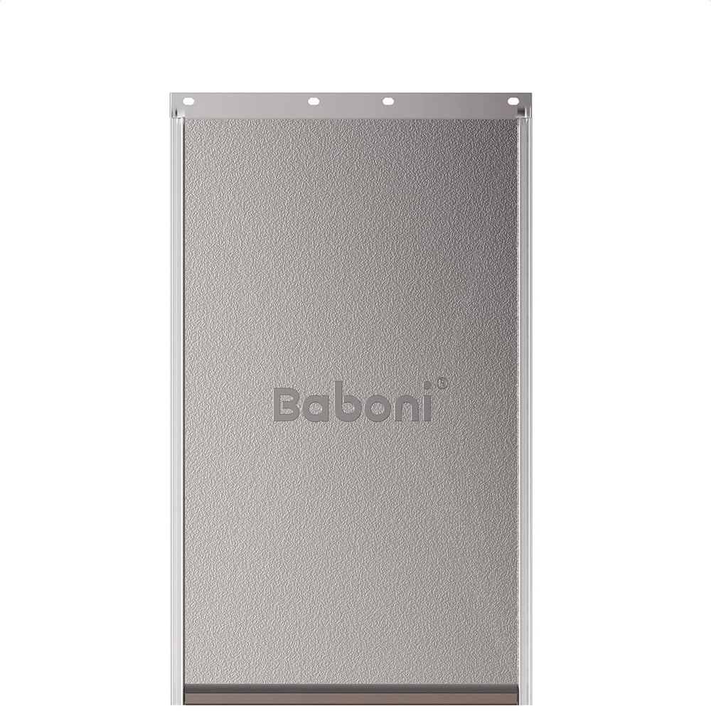 Baboni replacement flap for medium pet door, front view, ready for easy install.