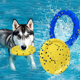 BABORUI juguete flotante para perros con anillo azul, perfecto para juegos en agua
