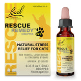 Bach Rescue Remedy Pet Dropper bottle ready for quick stress support in cats.