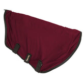 Back on Track Royal Neck Cover Deluxe Wine 78-inch on horse neck reduces chafing.