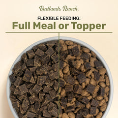 BADLANDS RANCH Beef-heart-liver-portion: high-protein meat blend for muscle-supporting nutrition.
