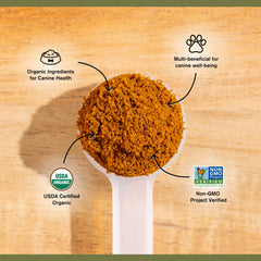 Badlands Ranch Super20 Ashwagandha powder scoop illustrating adaptogen benefits.