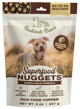 BADLANDS RANCH Superfood Nuggets duck-kale bag—protein-packed for daily meals