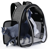 BAGLHER cat backpack bubble front window for safe pet view during travel