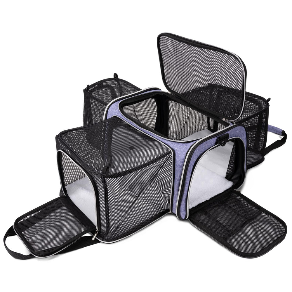 BAGLHER cat carrier under-seat fits airline cabins and keeps pets comfy on flights.