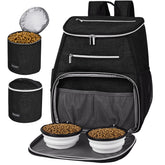 BAGLHER dog travel backpack front view highlights accessible pockets for organized trips
