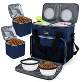 BAGLHER dog travel bag with full zip opening enhances packing on trips.