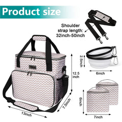 BAGLHER dog travel bag waterproof material protects gear during travel.